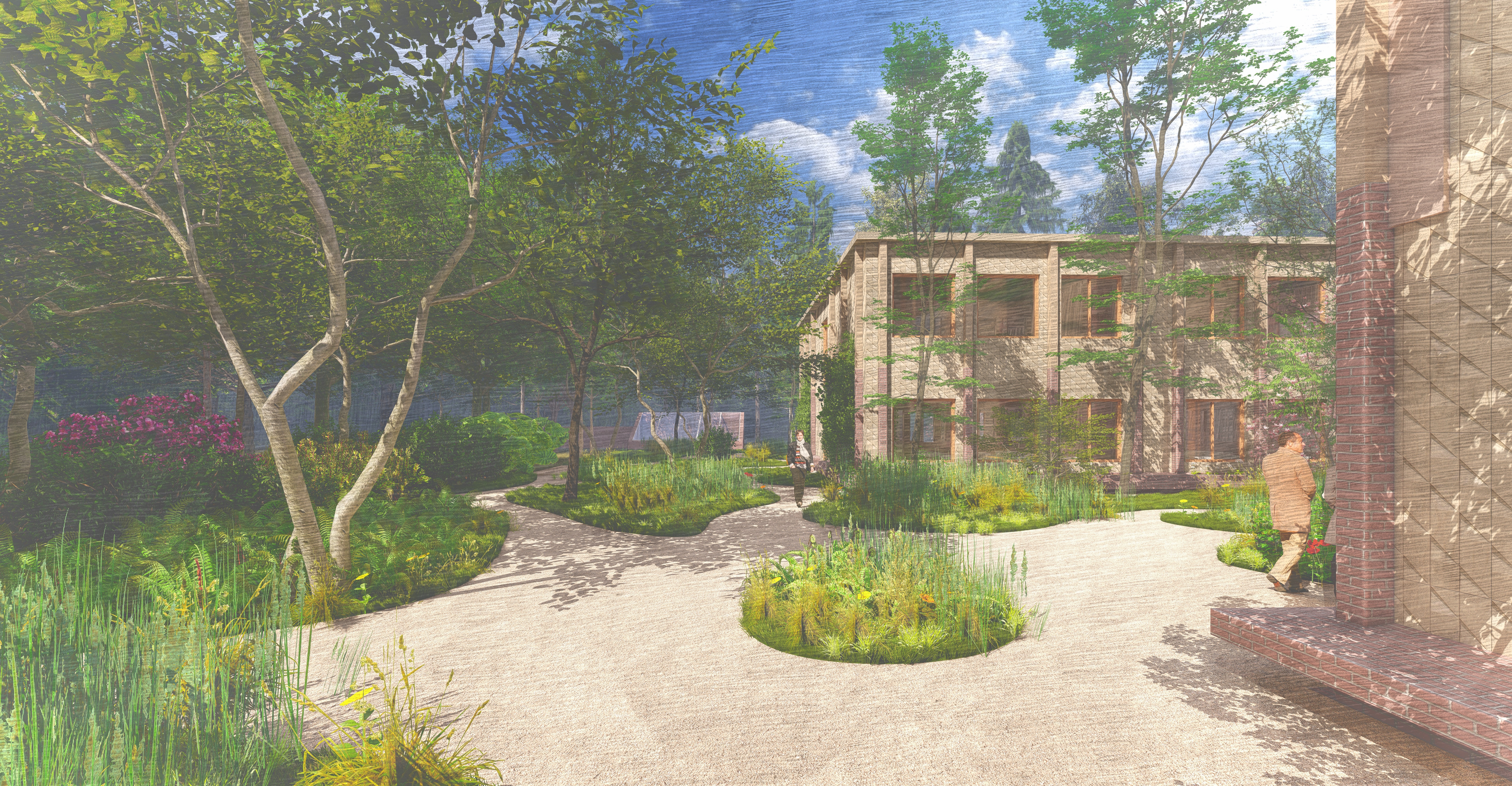 JUUL courtyard visualization